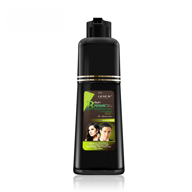 Lichen Hair Color Brown Shampoo - 200ml