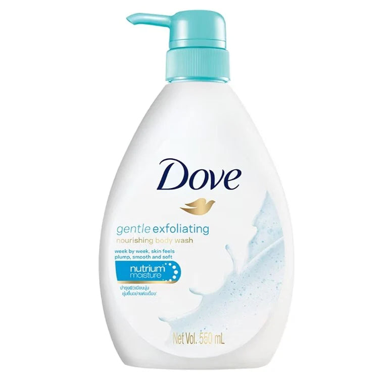 Dove Gentle Exfoliating Nourishing Body Wash Pump -550ML
