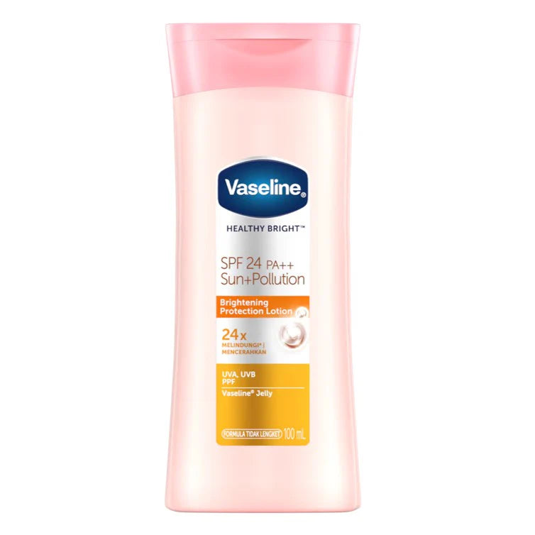 Vaseline Healthy Bright SPF 24 PA++ Sun + Pollution Brightening Protection Lotion - 100ml