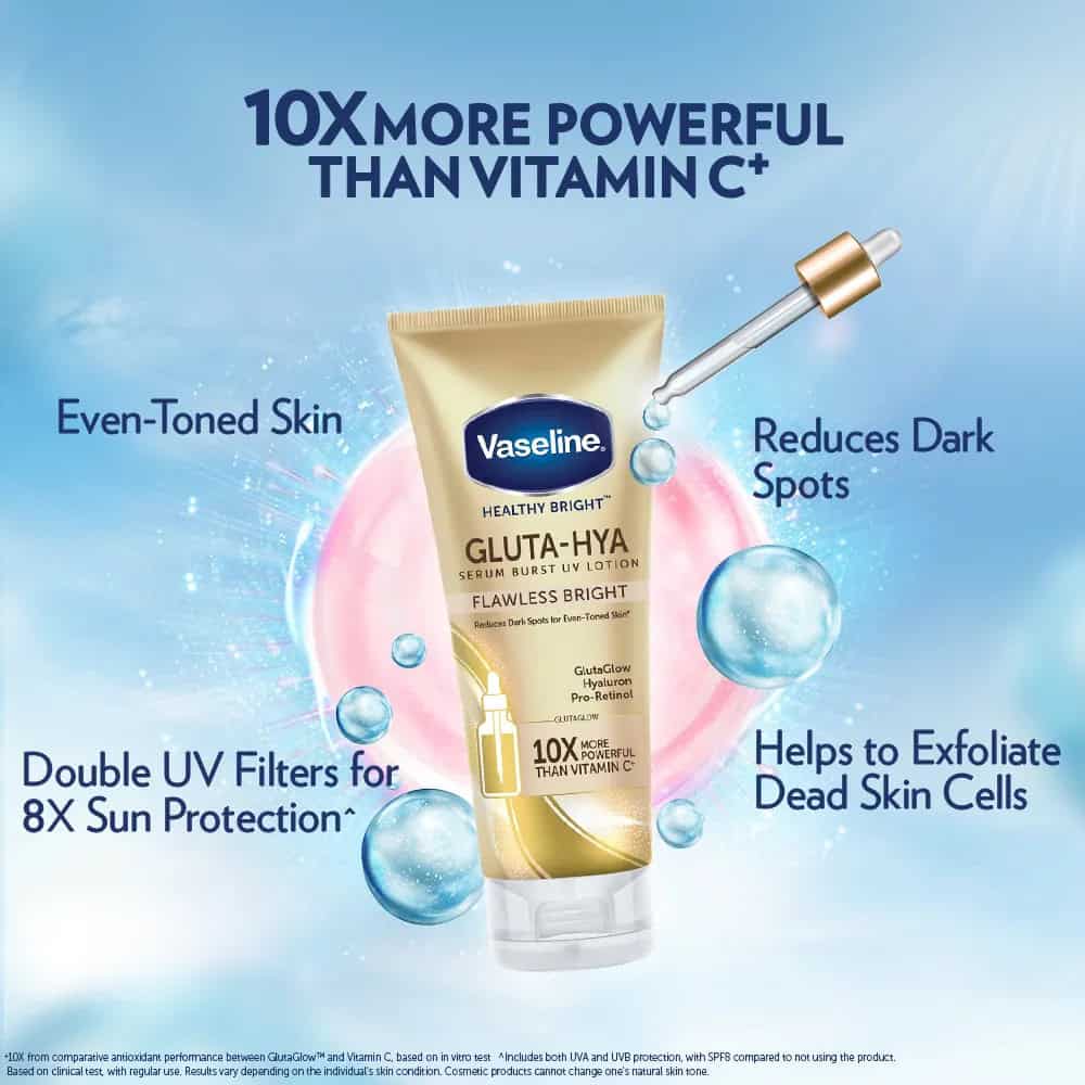 Vaseline Healthy Bright Gluta-HYA Lotion Flawless Bright - 330ml