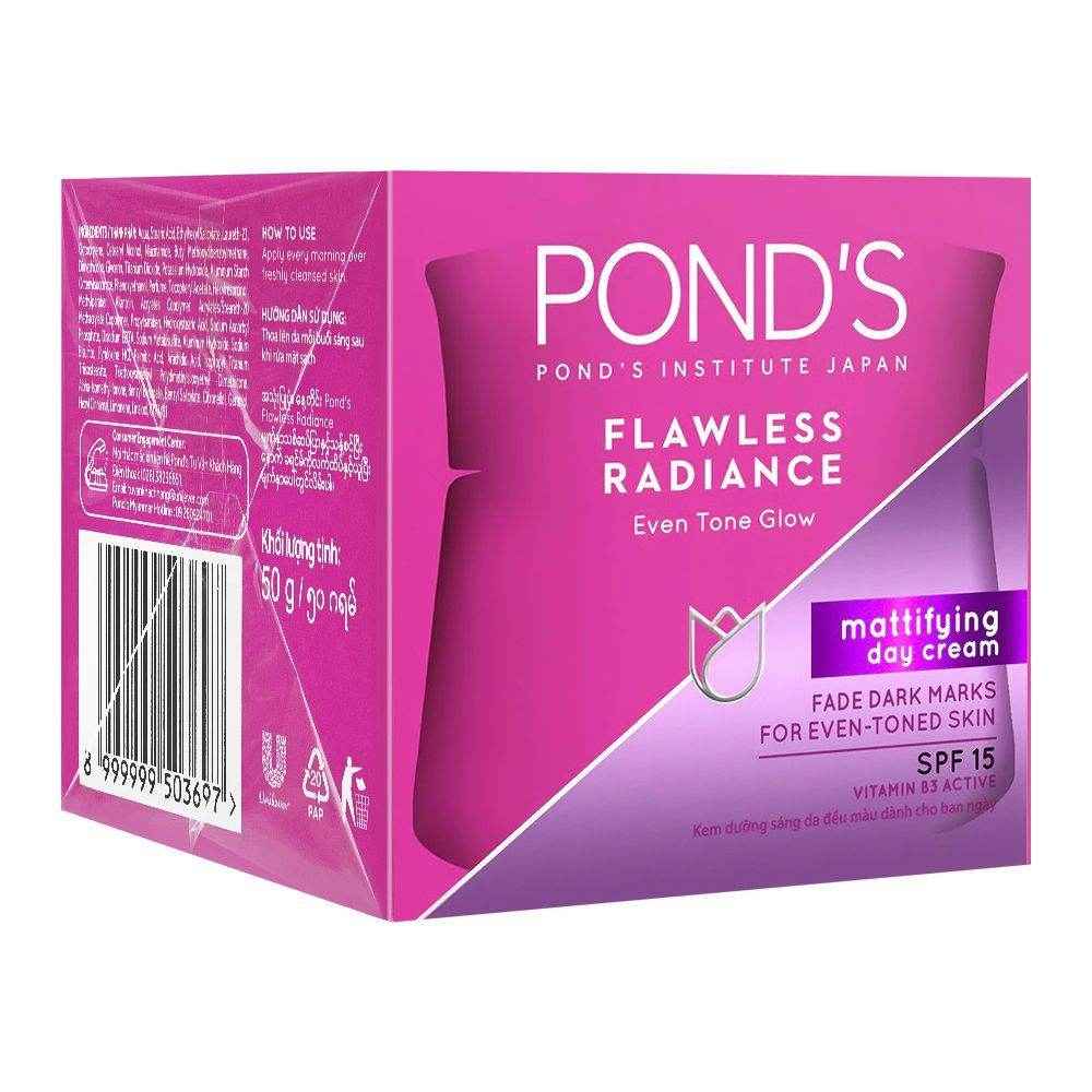 Ponds Flaw Less Radiance Mattifying Day Cream SPF15 - 50g