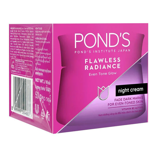 Ponds Flaw less Radiance Night Cream - 50g