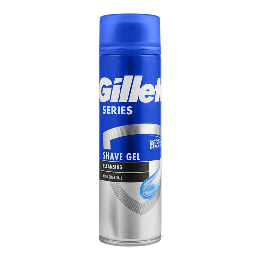 Gillette Series Shaving Gel Cleansing With Charcoal - 200ml