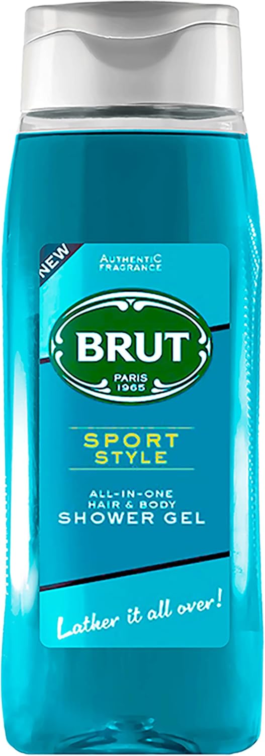 Brut Sport Style All-In-One Hair & Body Shower Gel - 500ml