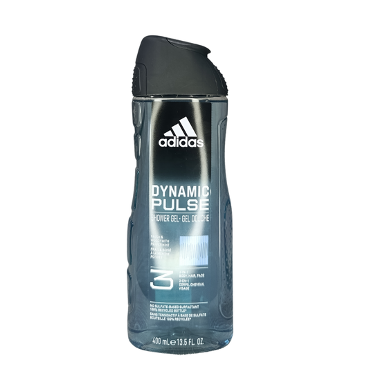 Adidas Dynamic Pulse Shower Gel 3 in 1 Body,Hair And Face - 400ml