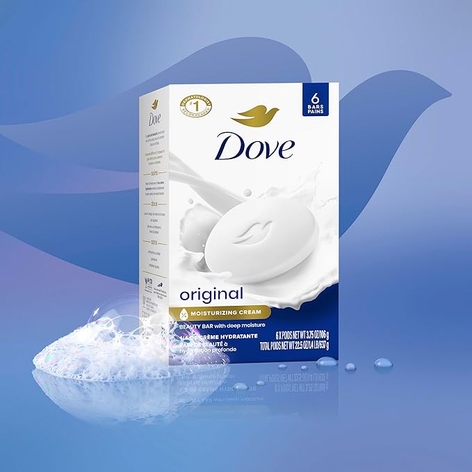 Dove 6 Pack Bar Soap Original - 637 g