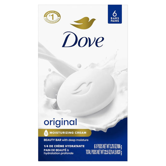 Dove 6 Pack Bar Soap Original - 637 g