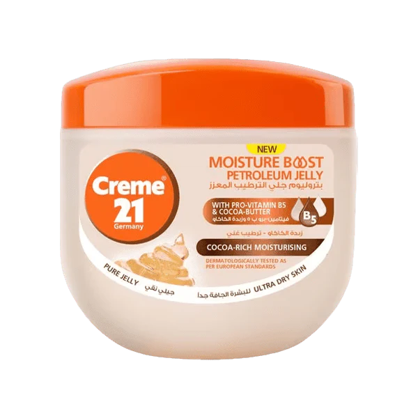 Creme 21  Moisture Boost Petroleum Jelly With Pro Vitamin B5 & Cocoa Butter - 300ml
