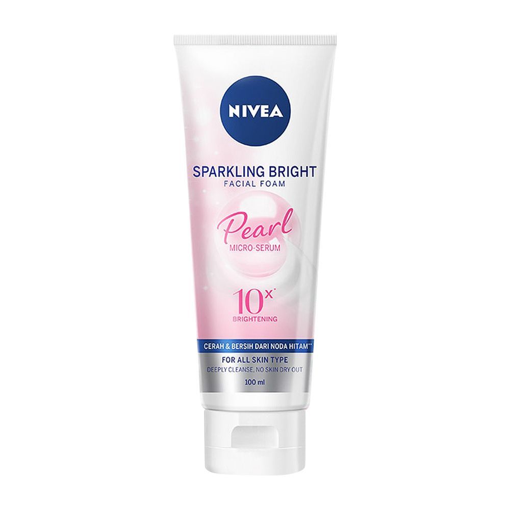 Nivea Sparkling Bright Facial Foam Pearl Micro Serum - 100ml